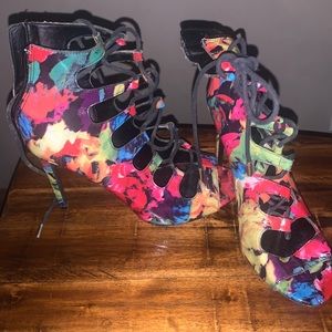 Candies colorful high heels